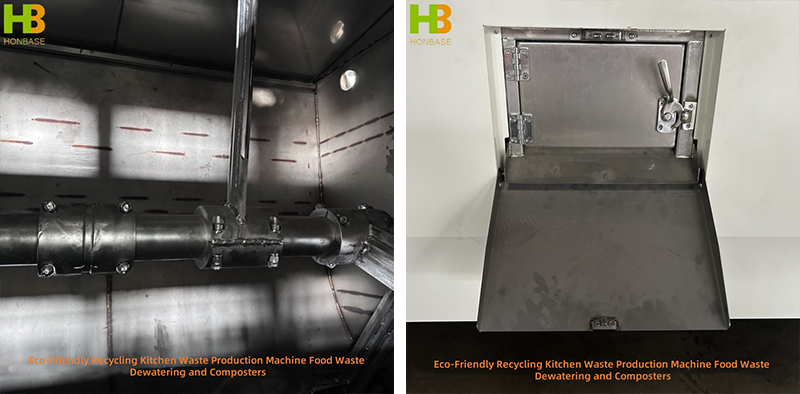 Eco-Friendly Recycling Kitchen Waste Production Machine Food Waste Dewatering and Composters