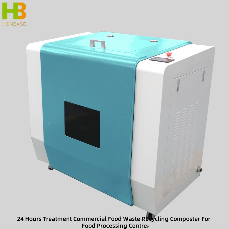 24 Hours Treatment Commercial Food Waste Recycling Composter For Food Processing Centre