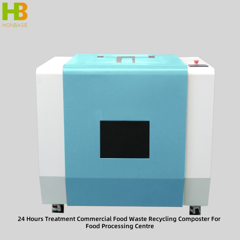 24 Hours Treatment Commercial Food Waste Recycling Composter For Food Processing Centre