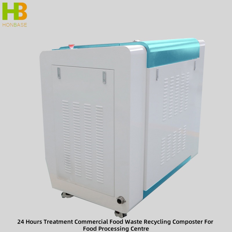 24 Hours Treatment Commercial Food Waste Recycling Composter For Food Processing Centre