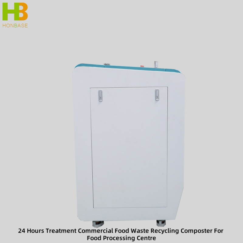 24 Hours Treatment Commercial Food Waste Recycling Composter For Food Processing Centre