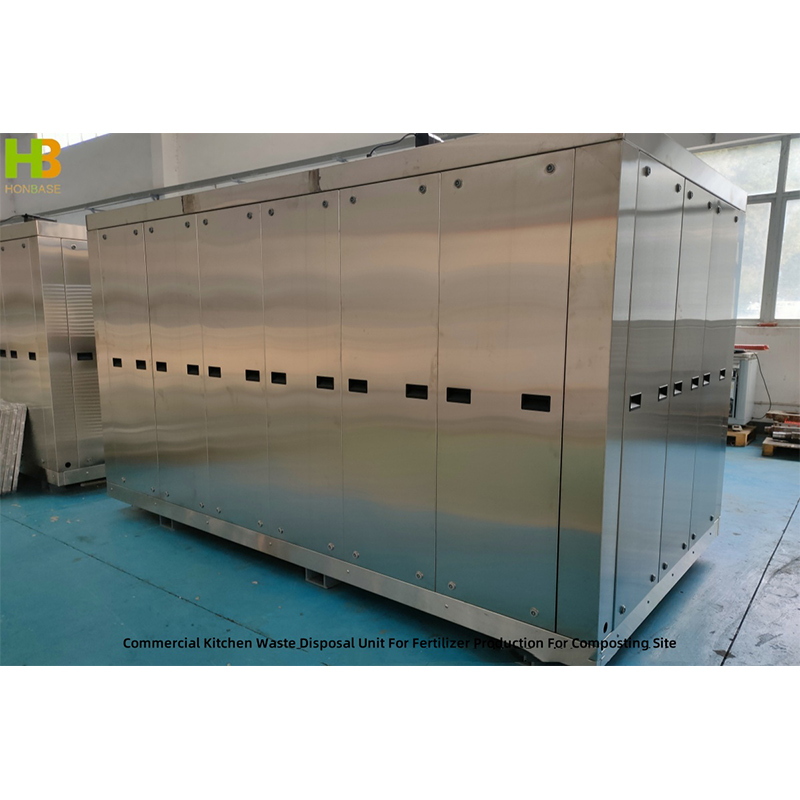 Commercial Kitchen Waste Disposal Unit For Fertilizer Production For Composting Site