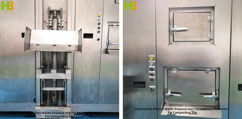 Commercial Kitchen Waste Disposal Unit For Fertilizer Production For Composting Site