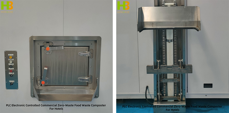 PLC Electronic Controlled Commercial Zero-Waste Food Waste Composter For Hotels