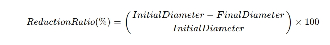 How is Wire Drawing Die Calculated?