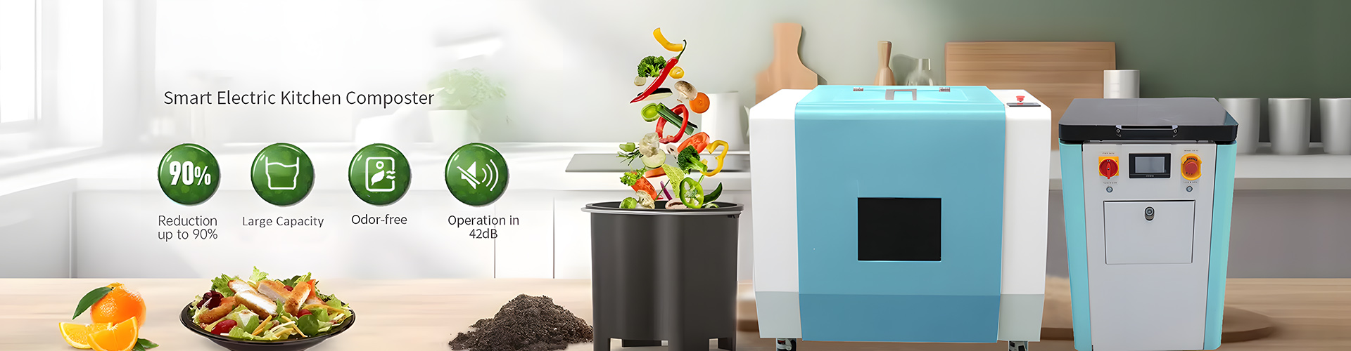 1000-5000KGS Bio-Tech Food Waste Composter