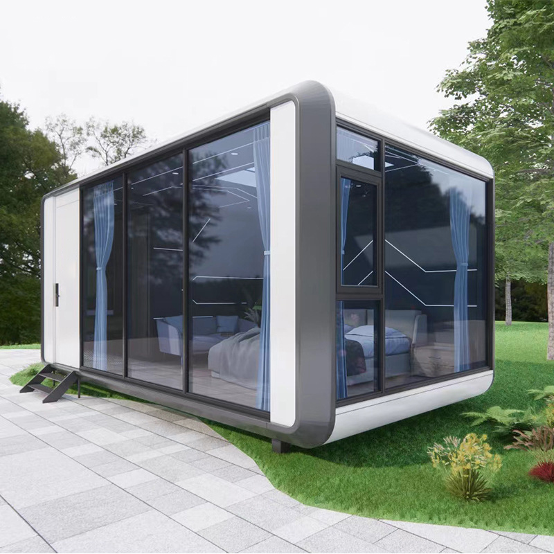 Mobile container house for living