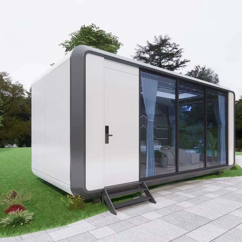 Mobile container house for living