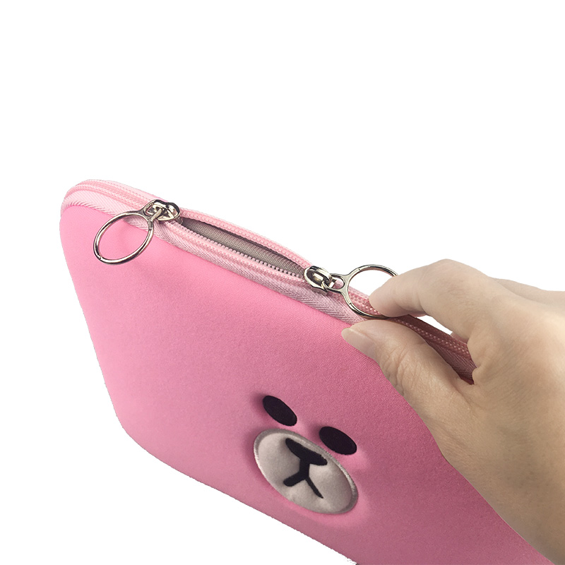 Cute Bear Computer Laptop Tablet Soft Case Bag