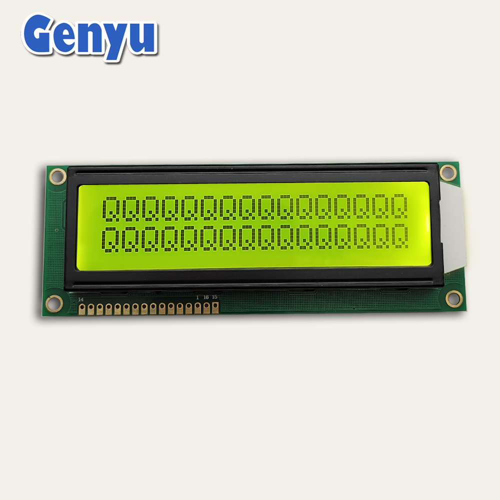 1602 lcd panel 5V 3.3V Green big character lcd display screen module 16x2