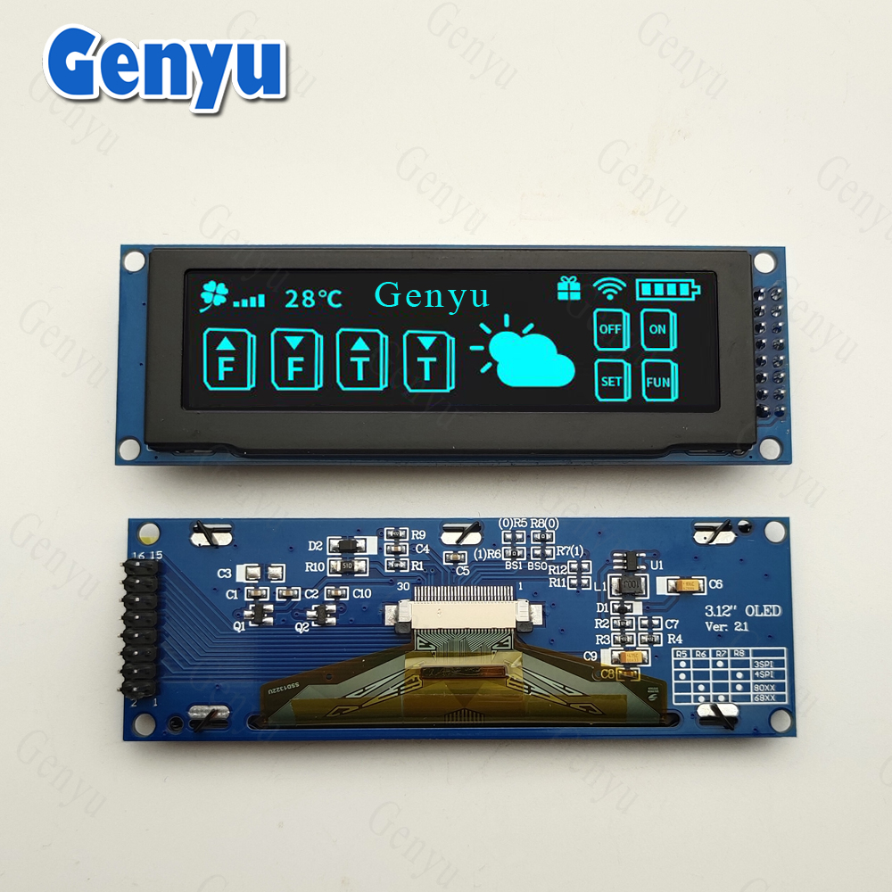 3.12 inch 256*64 Dots OLED Display Module SSD1322 OLED