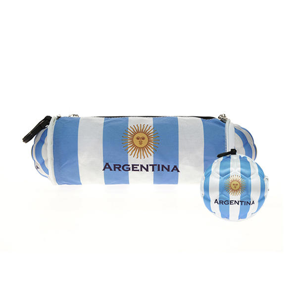 Customized World Cup pattern football bag basketball bag EVA hard shell bag pencil case