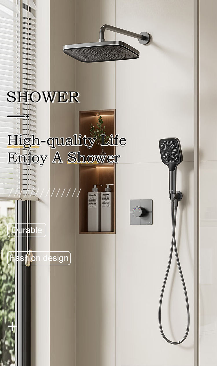 Thermostatic Concealed Shower Set