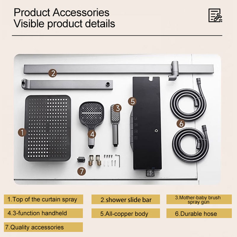 Modern Multi-Function Shower Set (S34259HE01-T04)