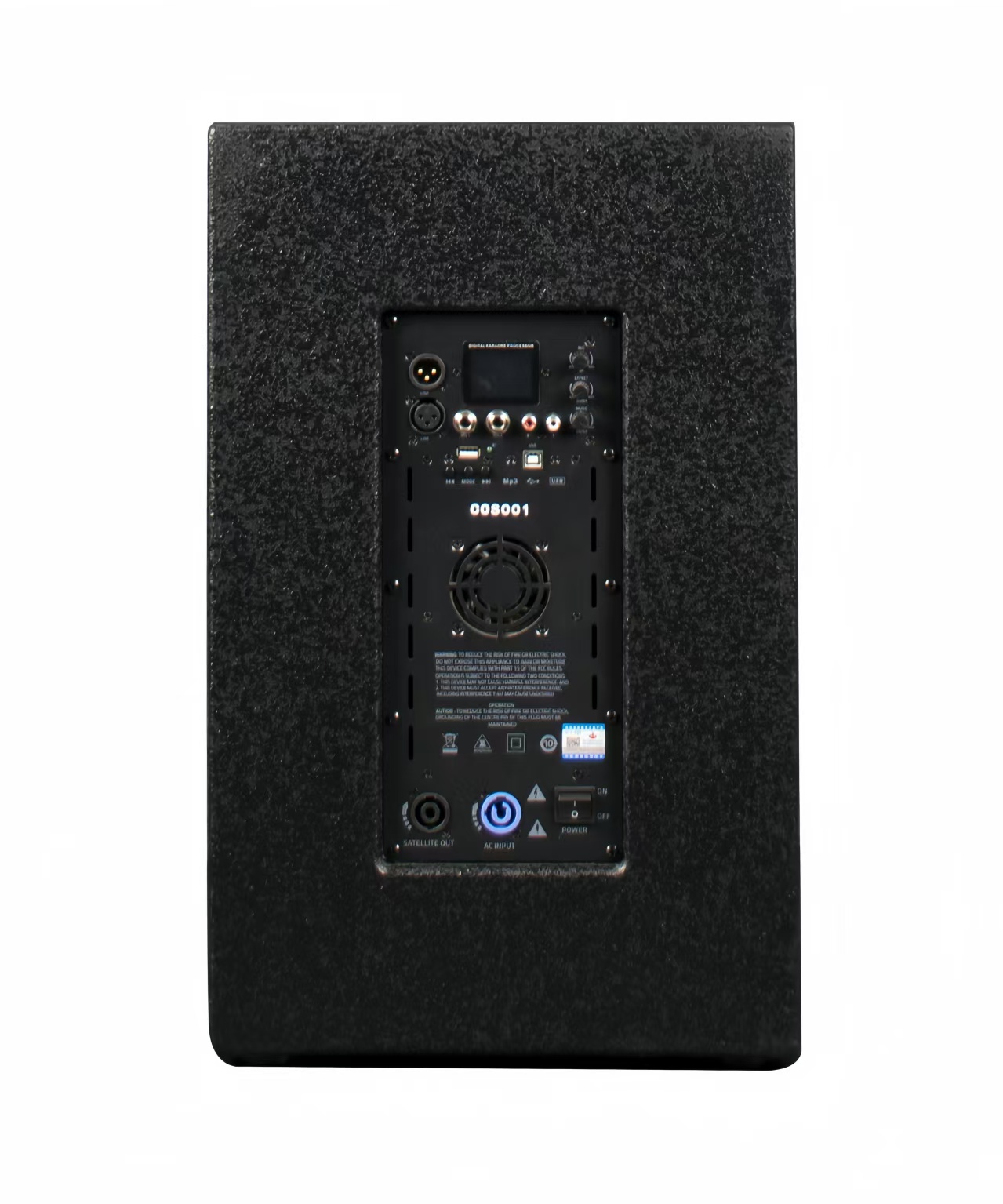 COS001 amplifier back pannel.jpg