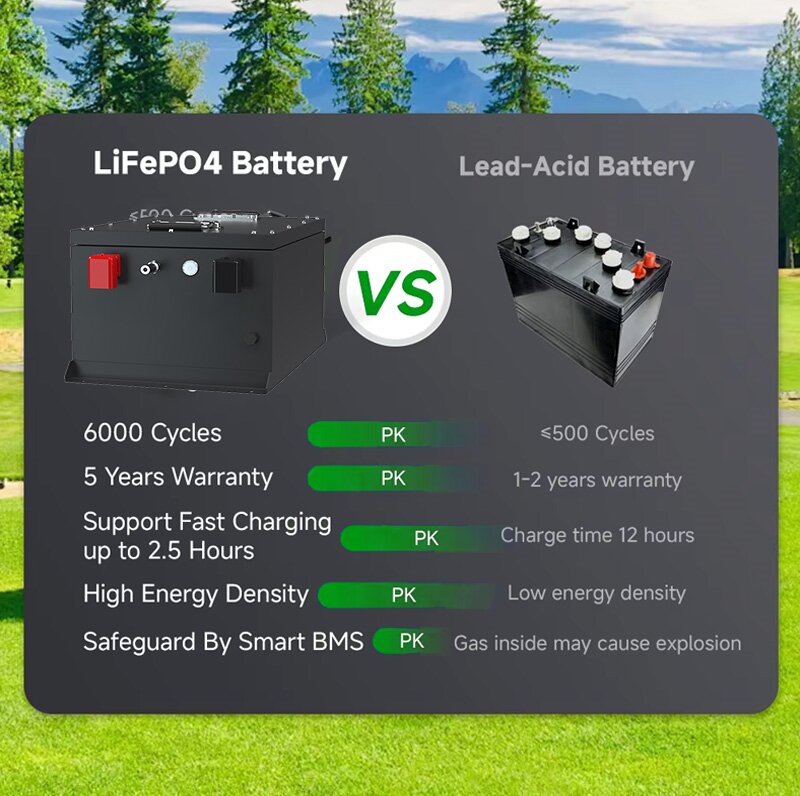 Lifepo4 Golf Carts Battery