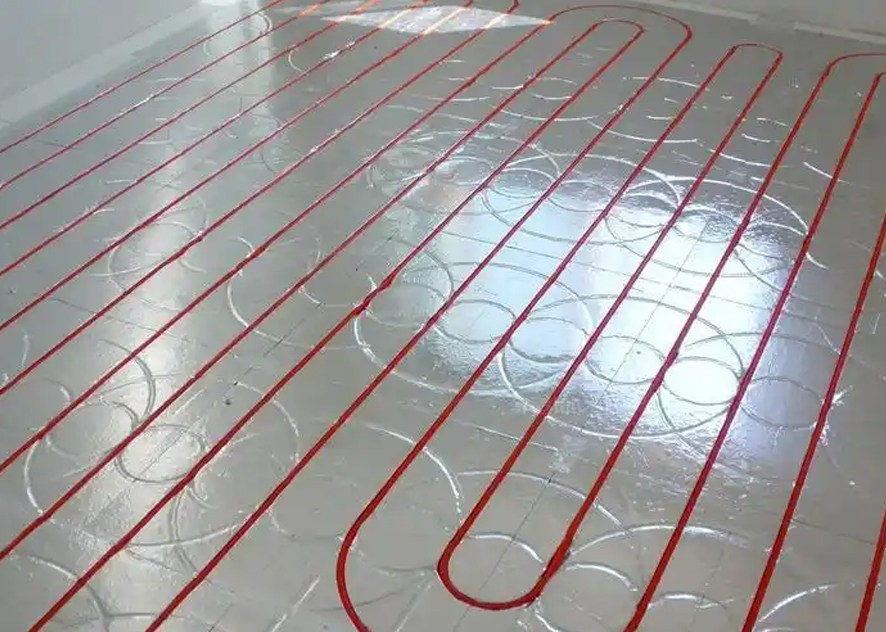 Electric heating cables for office floor heating