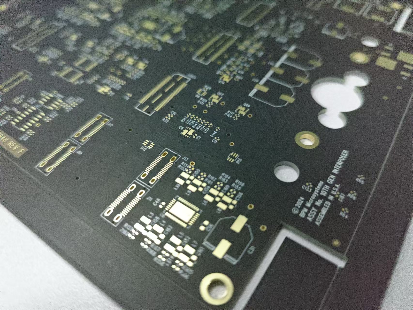 New PCB with Black Solder