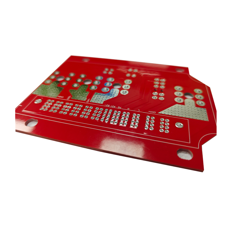 6-Layer Red Solder Mask Medical PCB