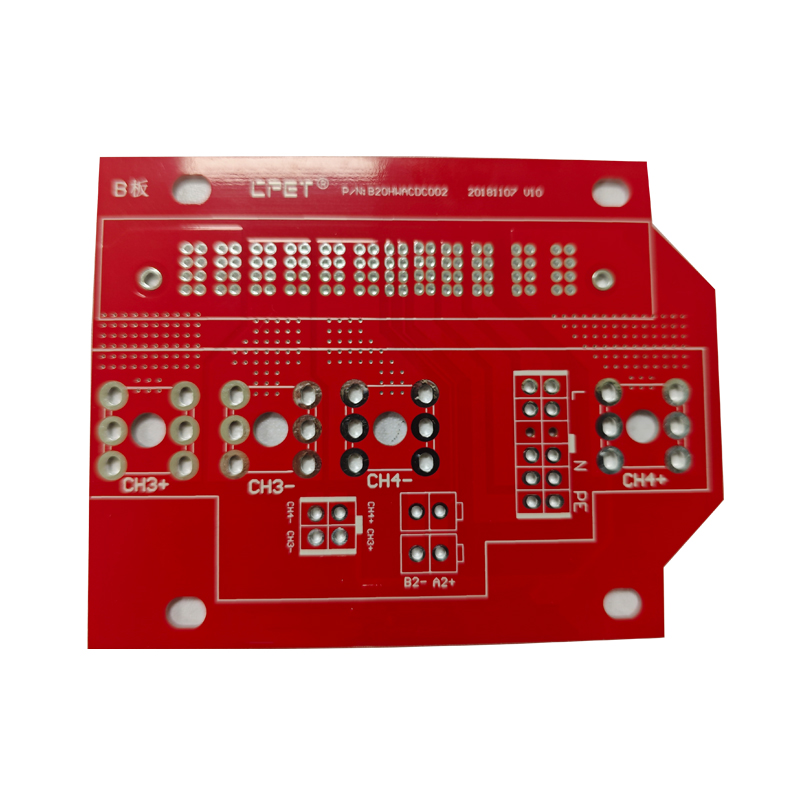 6-Layer Red Solder Mask Medical PCB