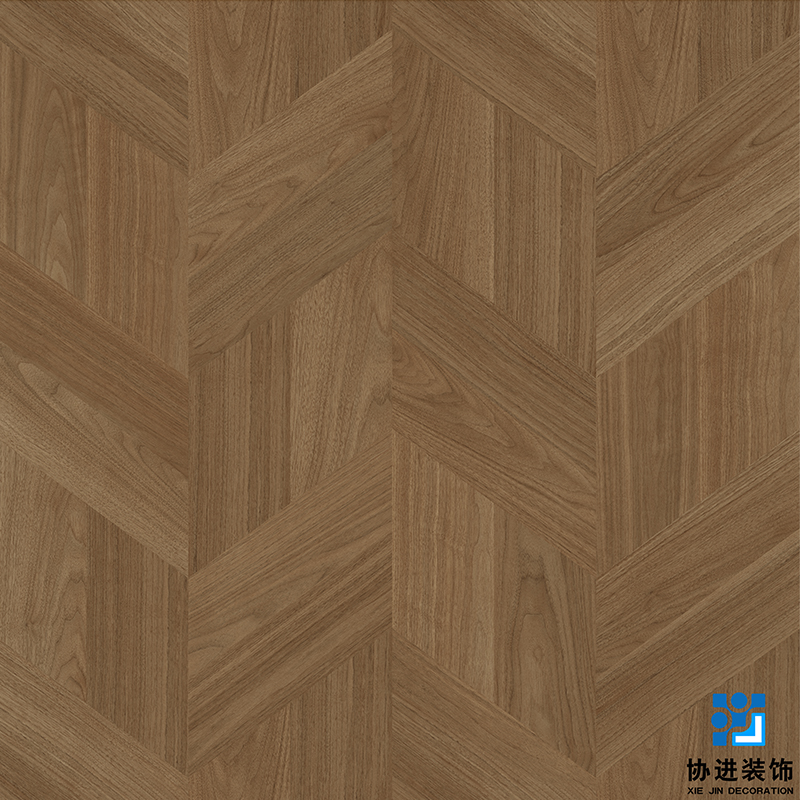 Cordoba Walnut Parquetry Floor Decorative Printing Paper
