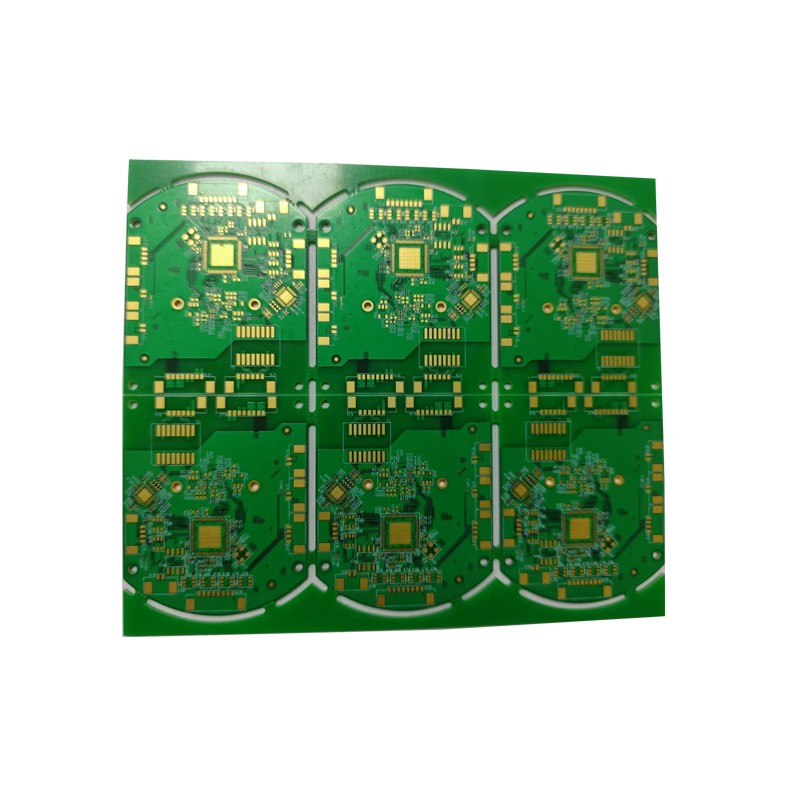 4-Layer Immersion Gold Green PCB for small Industrial Equipment