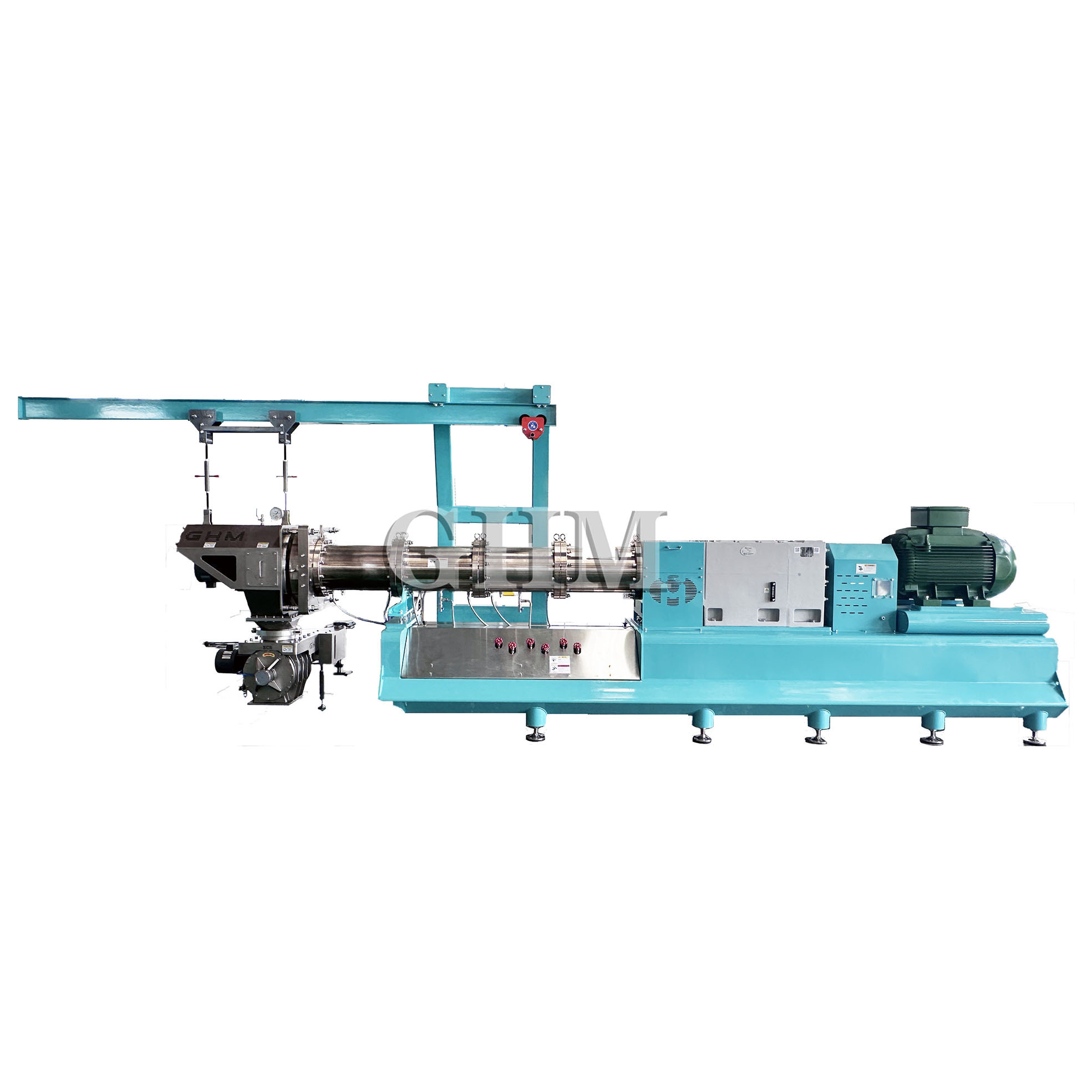 GHM Series Twin Screw Steam Aquatic Extruder