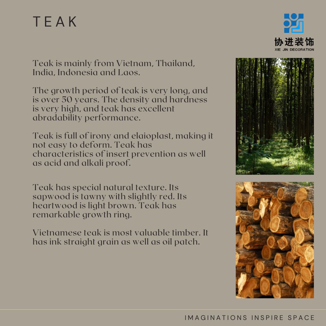 Teak Decorative Printing Paper