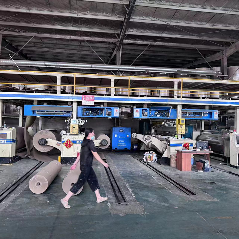 Used 7 Ply/Layer Corrugated Production Line