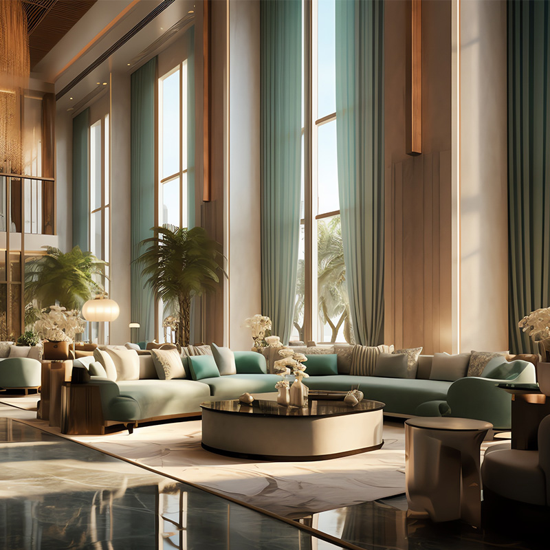 Lobby Reception Modular Sofa for Hotel
