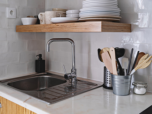 Multifunctional Kitchen Sink With Glass Cleaner