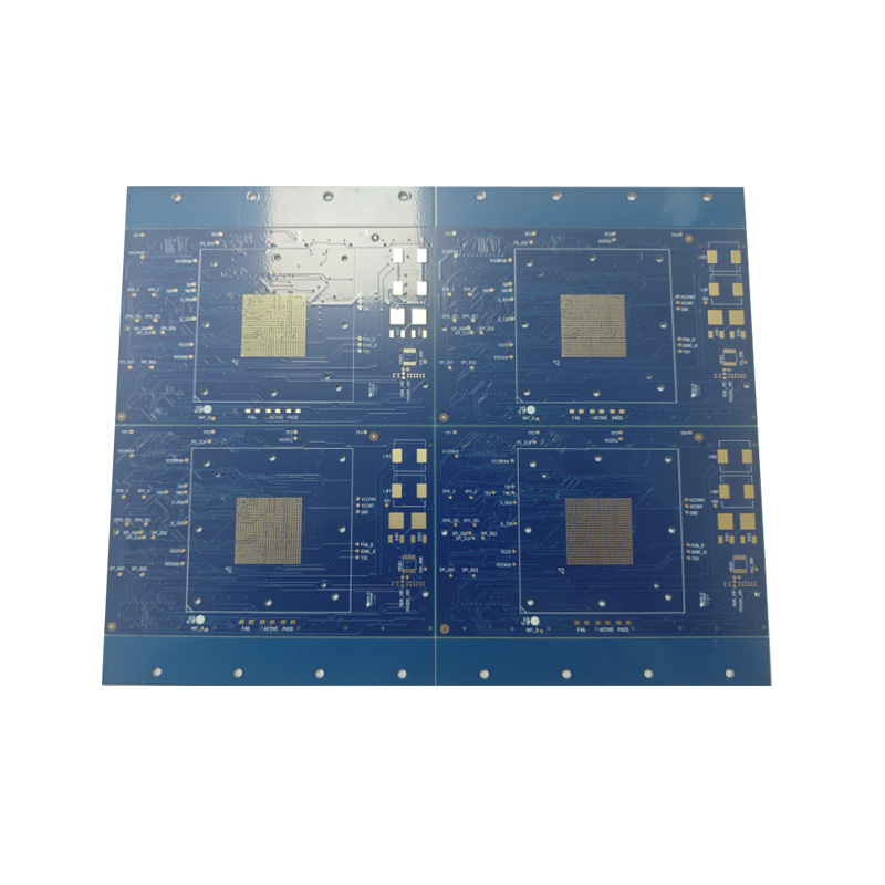 4-Layer High Frequency-Speed PCB with Blue Solder Mask