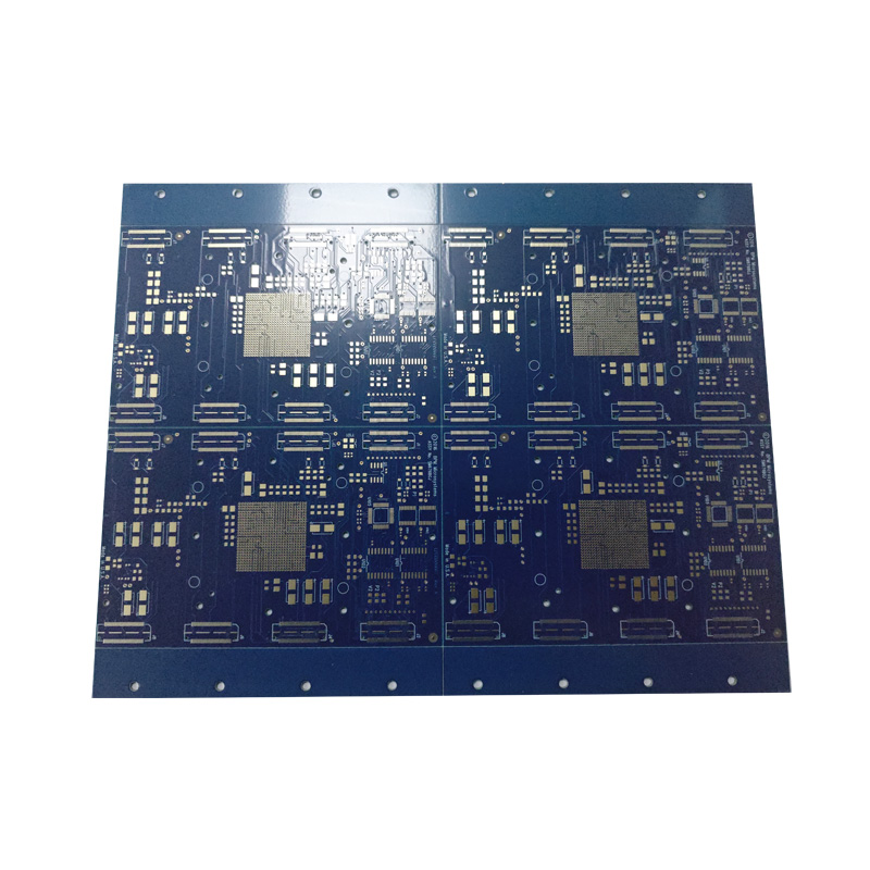 4-Layer High Frequency-Speed PCB with Blue Solder Mask