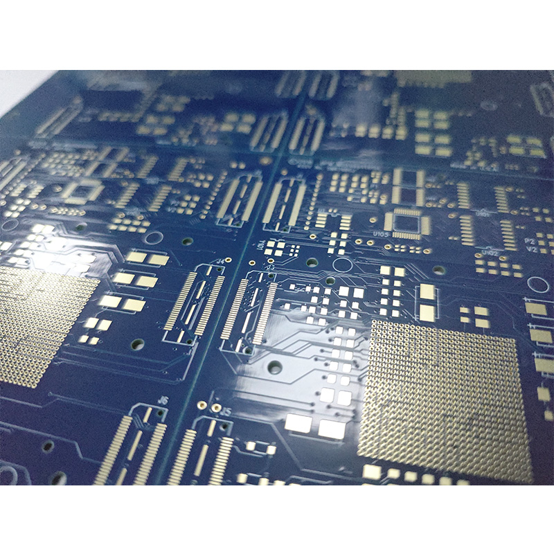 4-Layer High Frequency-Speed PCB with Blue Solder Mask