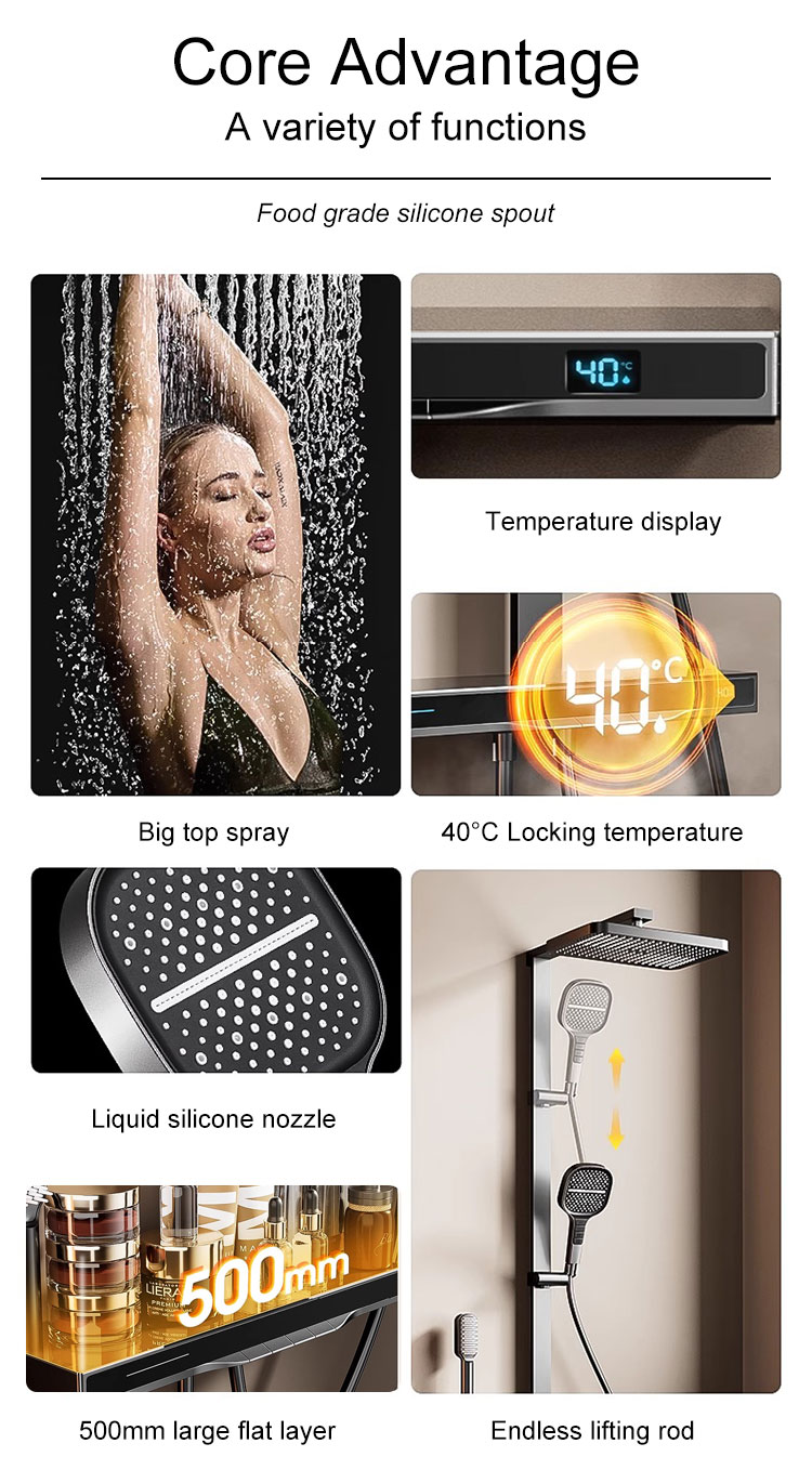 Hot and Cold Mixer Shower System