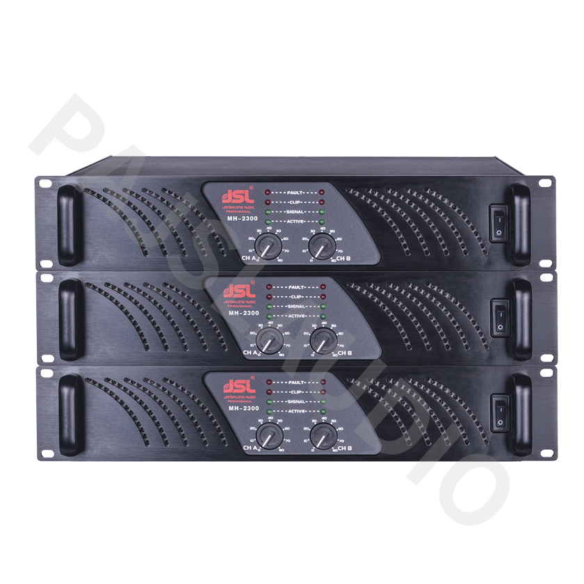 JSL Professional Power Amplifier MH series Big Power 2000W MH-2300