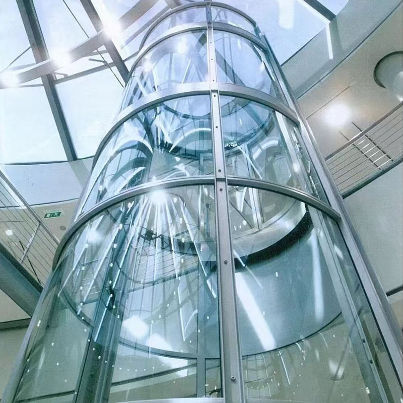 Transparent Laminated Glass for Hotel Elevator