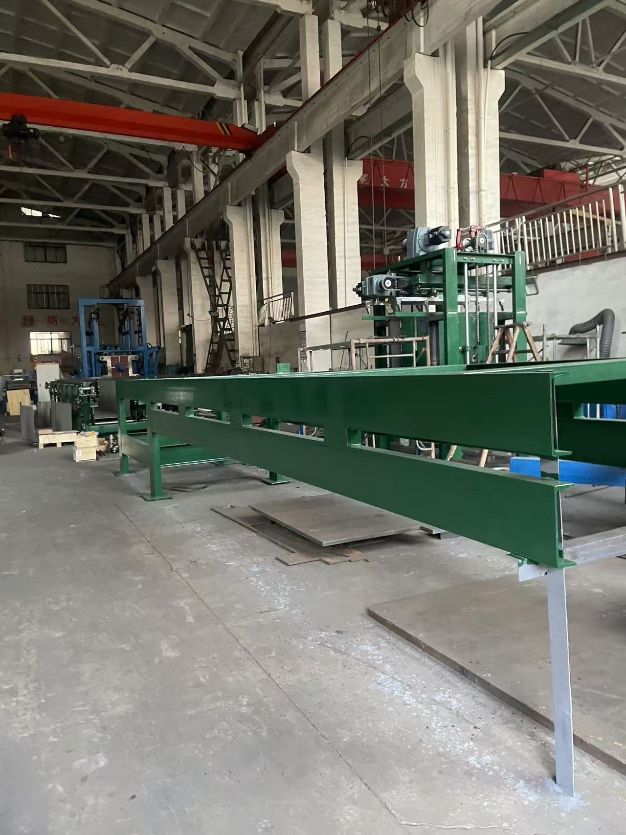 scrap tin anode plate scrubber machine is making for clients in our factory 