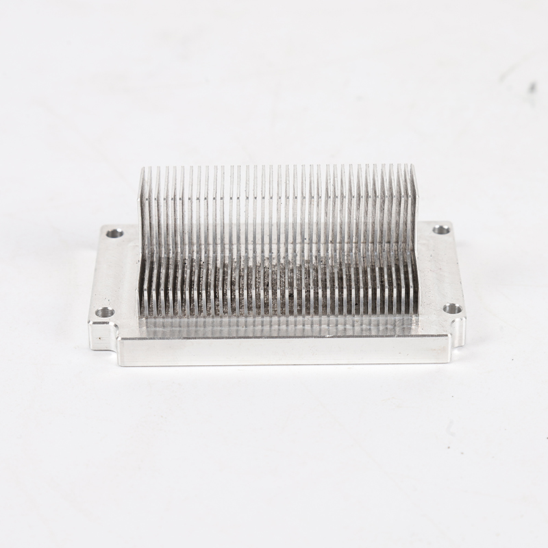 Aluminum Skived Fin Heat Sink CNC Milling Machined