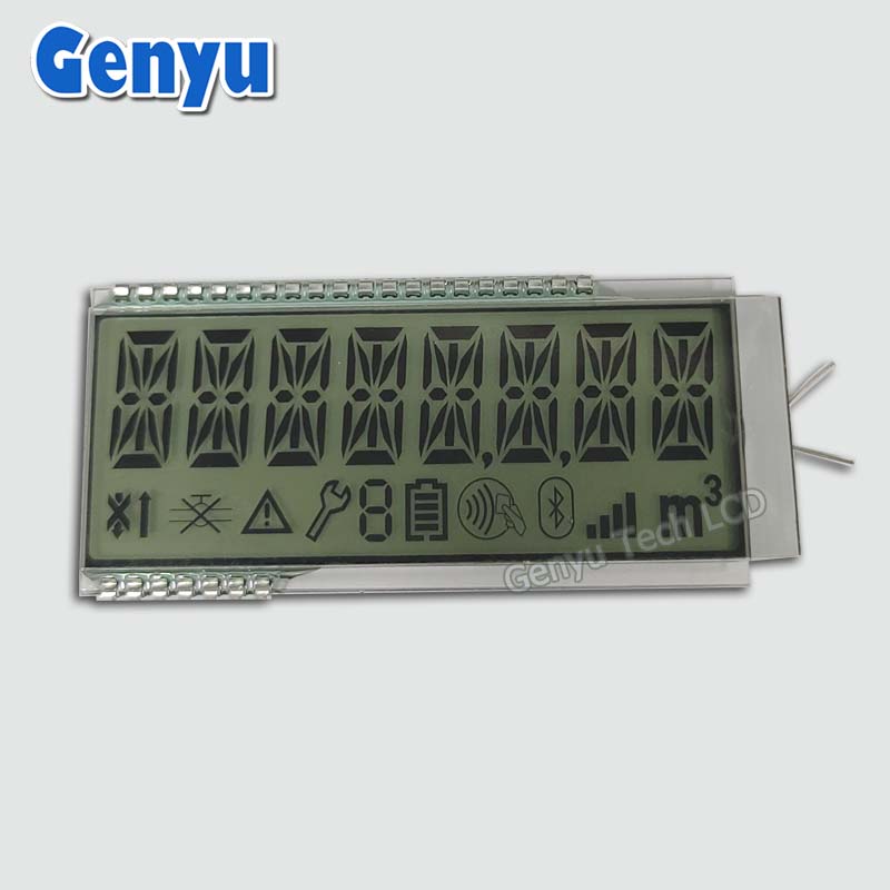 Custom TN LCD 14 Segment LCD display for Smart Meter