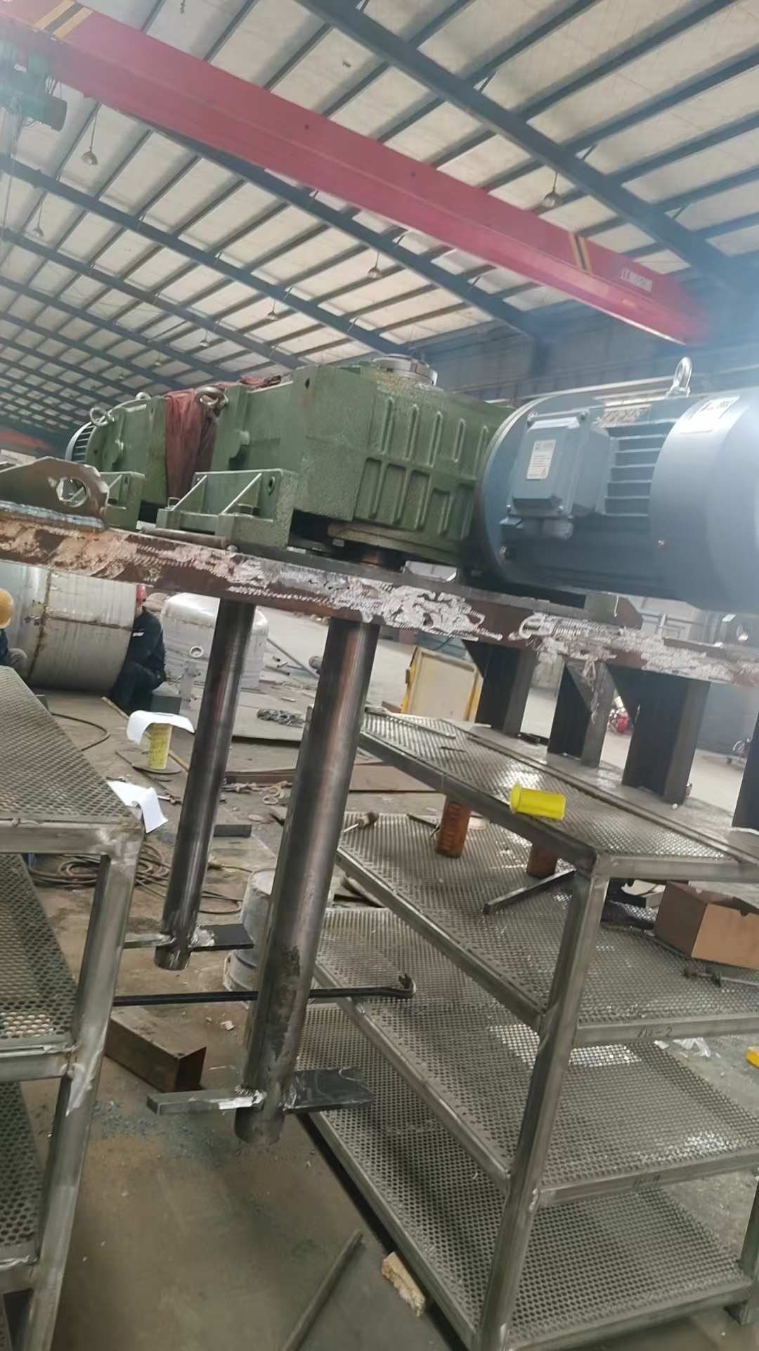 zinc refining furnace is making for clients 