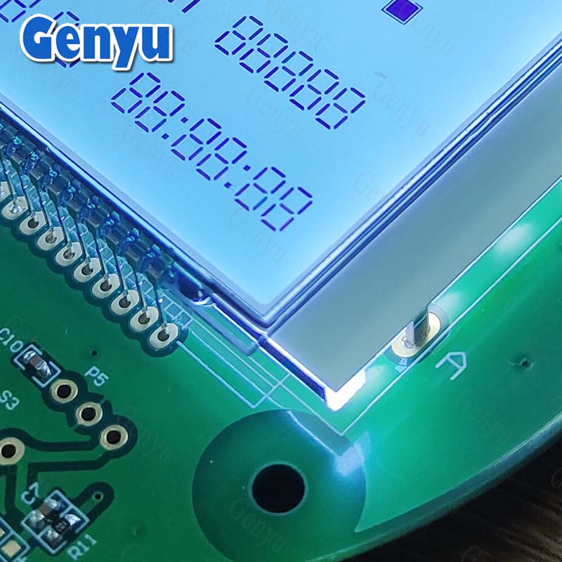 Fstn Black White LCD Module COB LCM Segment Display For Industrial LCD