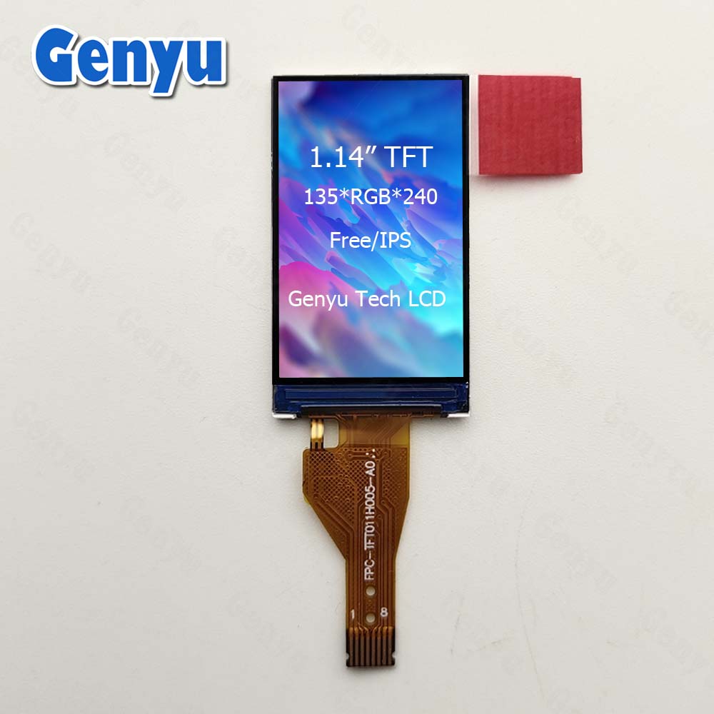 1.14" 240x135 Color TFT LCD display HD IPS Screen