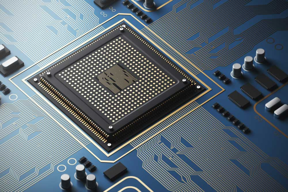 IC Components on PCB