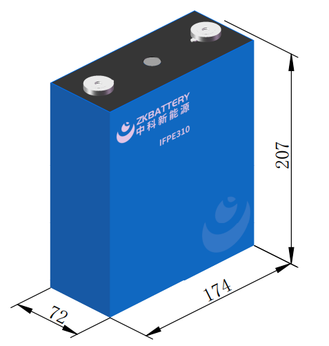 240Ah--IFPE240 Prismatic LifePO4 cell