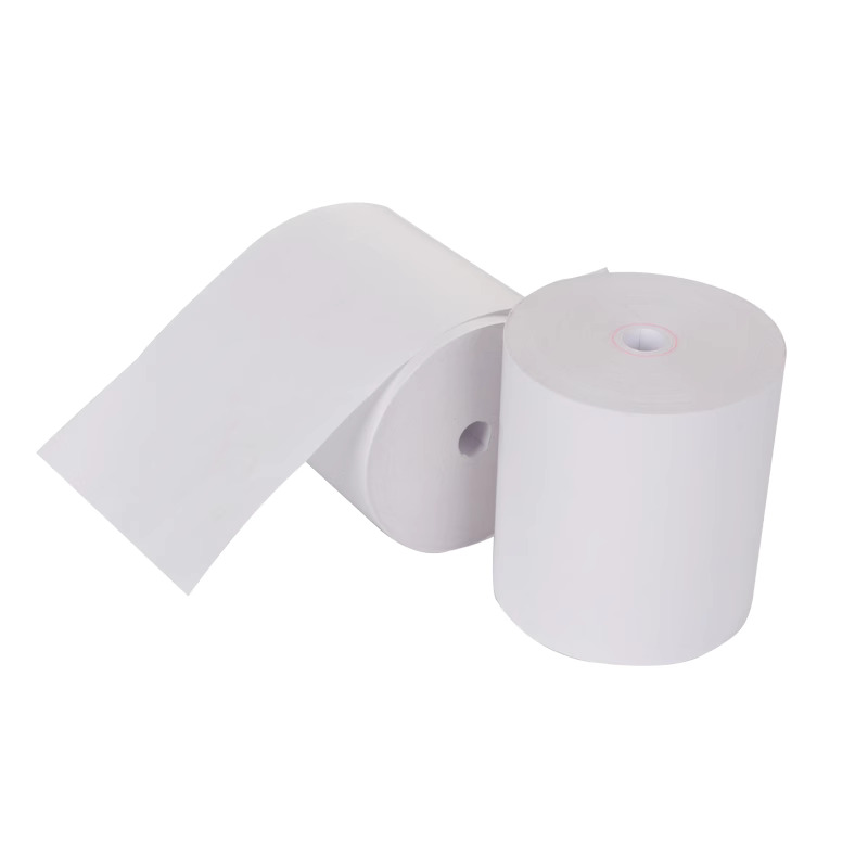 Papel t&eacute;rmico 80 mm &times; 50mm sem n&uacute;cleo de rolo