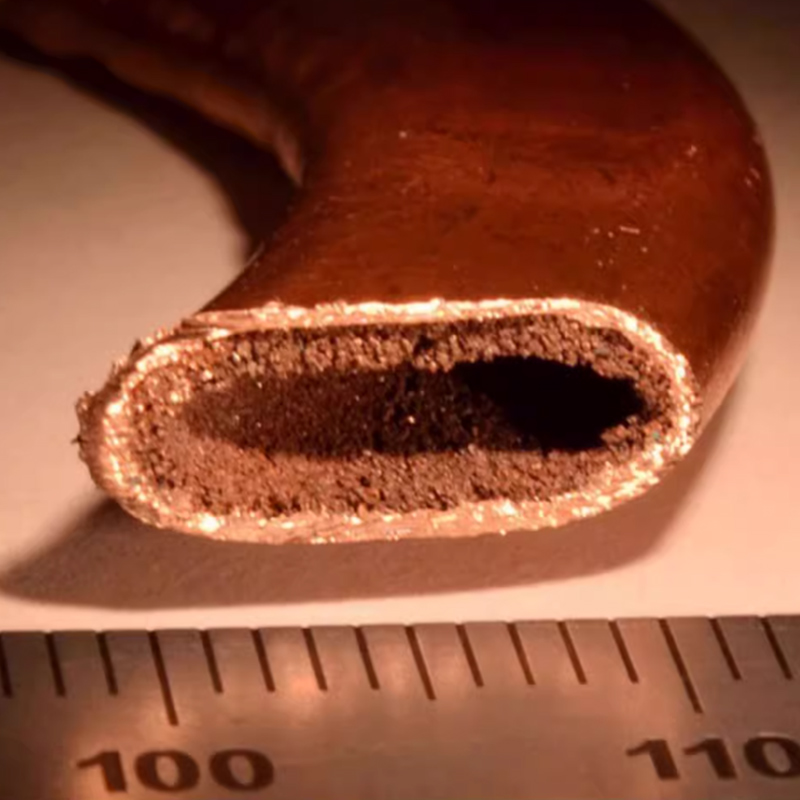 Round Copper Heat Pipe Sink Radiator Cooling