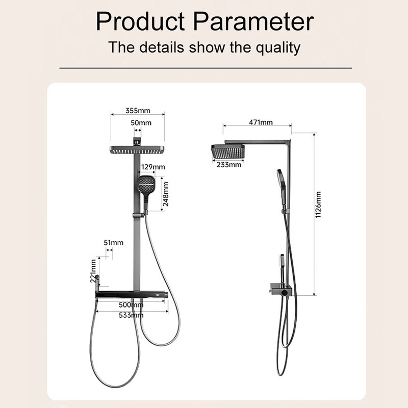 Intelligent Water Saving Multi-Function Shower System