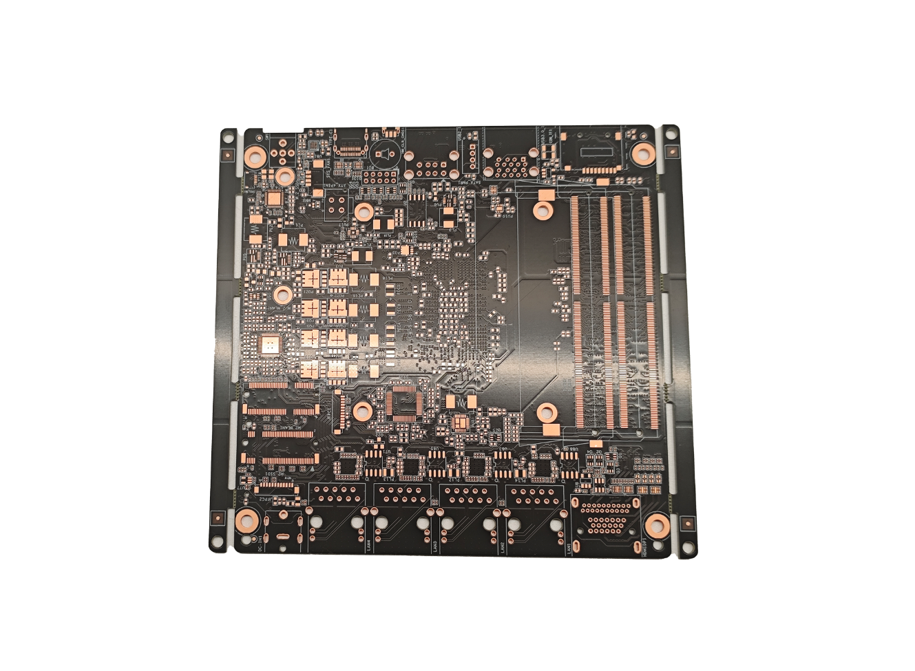 The 8-Layer 2-Stage HDI Audio Server Transmission Dedicated PCB