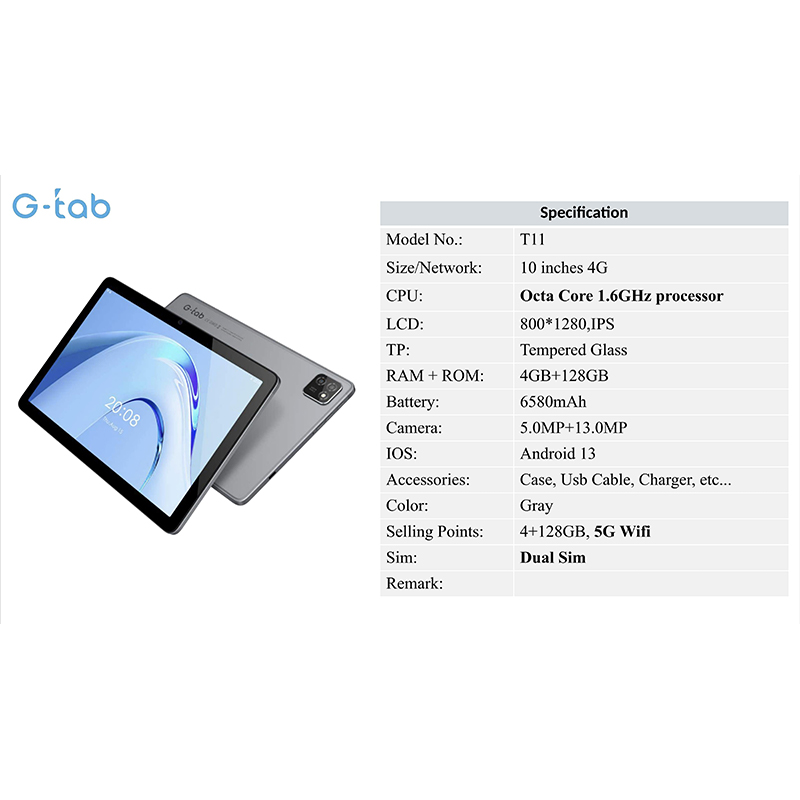 Tablet With Phone Call